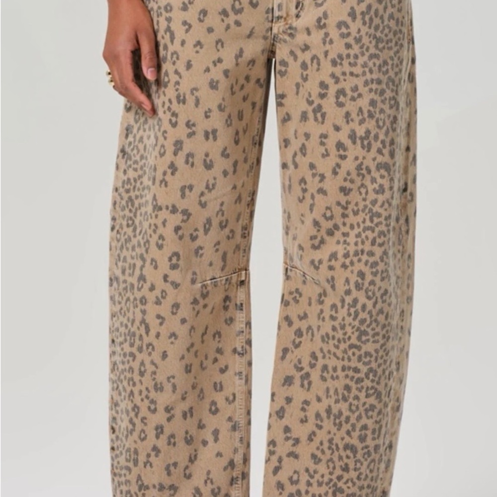 Citizens Of Humanity NATURAL CHEETAH Jeans - Tan and Black - Picture 3 of 4